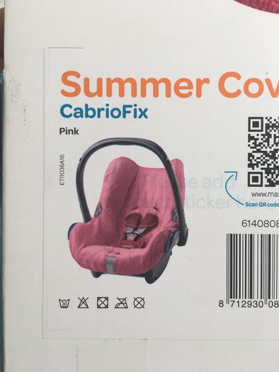 MaxiCosi Car seat cover