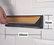 Stormguard Sleeved Letter Box Gold 295mm X 75mm