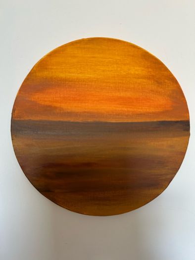 Mini sunset painting