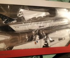 Herpa Snap Lufthansa Air Plane Pvc Model