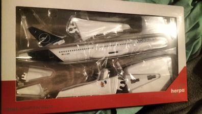 Herpa Snap Lufthansa Air Plane Pvc Model