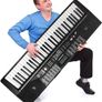 61 Key Electronic Keyboard Piano with Music Stand, Digital Piano Bench, Lighted Keyboard, Music Keyboard with Headphones for Beginner, MP3/Recorder/Bluetooth, Music Keyboard Image 4