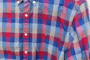 Tommy Hilfiger Vibrant Button Down Shirt Mens Large L Slim Fit