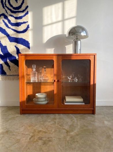 Vintage G Plan Teak Mid Century Display Cabinet