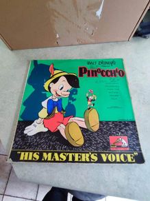 SET OF three LP Walt Disney's Pinocchio.