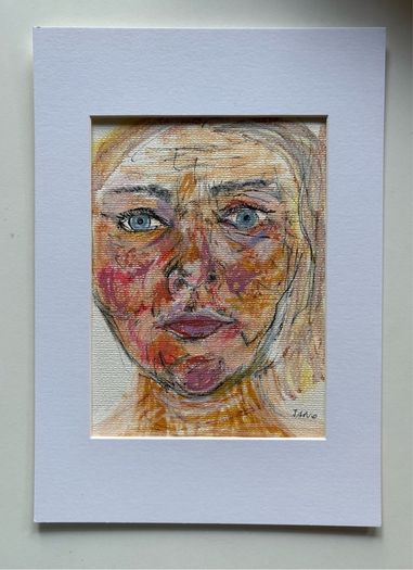 Original Art Original Drawing Portrait Irish Art