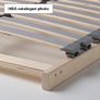 IKEA Bed frame with slats, black-brown Image 2