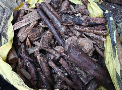 Wood sticks logs