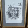 Collection of 6 Framed Trinity College Dublin Pen and Ink Prints Image 2