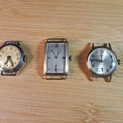 Vintage Swiss Watch 3 Spares or Repair