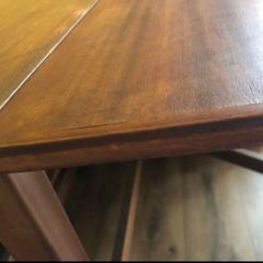 vintage gate leg table mahogany