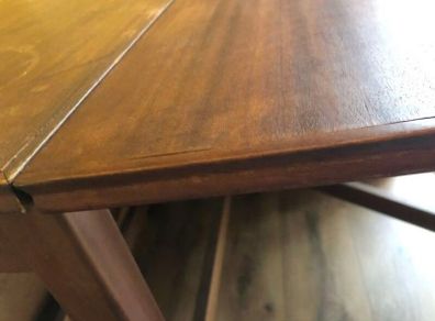 vintage gate leg table mahogany