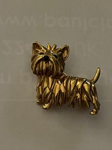 Yorkie Brooch
