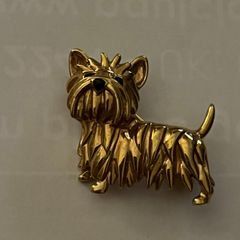 Yorkie Brooch