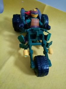 Ninja turtles Rafael with moto