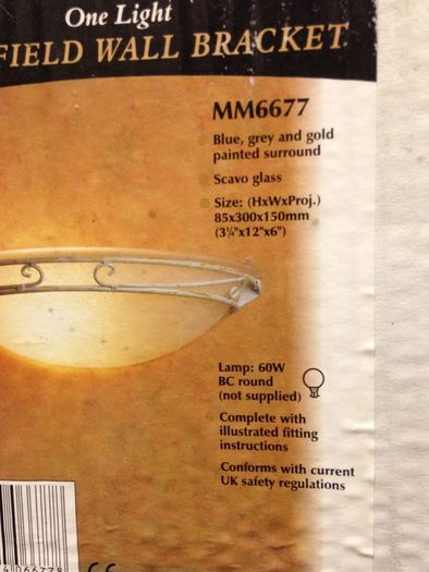 Decorative Wall Light Glass Shade