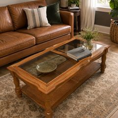 Solid Oak Coffee Table