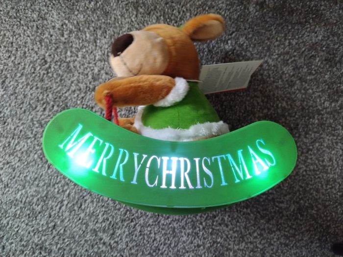 Light Up Musical Rocking Reindeer