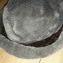 Ladies Taupe Furry Hat Image 2