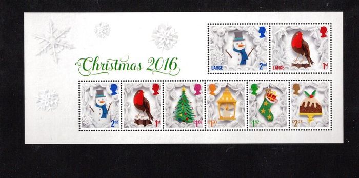 2016 Great Britain Royal Mail Miniature Sheets Pack with all miniature sheets issue in the year Mint Never Hinged (MNH)