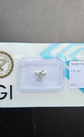 1Ct Heart Shaped Diamond.