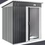 Tool Shed Garden Shed Sliding Door Garden Metal Garden Cabinet Garden Shed Anthracite Image 5