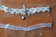 new 2 lace necklaces