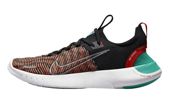 Women's Nike Free RN Next Nature "Black Picante Red" Running Shoe UK 3.5 Brand New