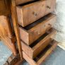 Victorian Burr Walnut Davenport Writing Desk. Image 3