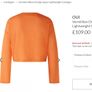 German brand Oui - Light Cardigan - Orange colour - Size DE 38 UK 12 - BNWT RRP 100 Image 4