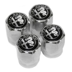 Wheel Tyre Tire Stem Cover Valve Cap For Alfa Romeo 159 Giulietta 147 Mito 156 Giulia Stelvio Brera