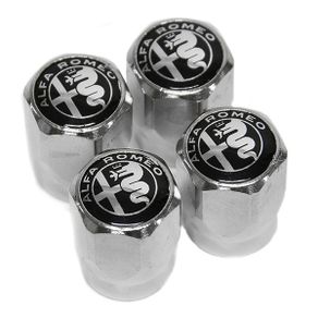 Wheel Tyre Tire Stem Cover Valve Cap For Alfa Romeo 159 Giulietta 147 Mito 156 Giulia Stelvio Brera