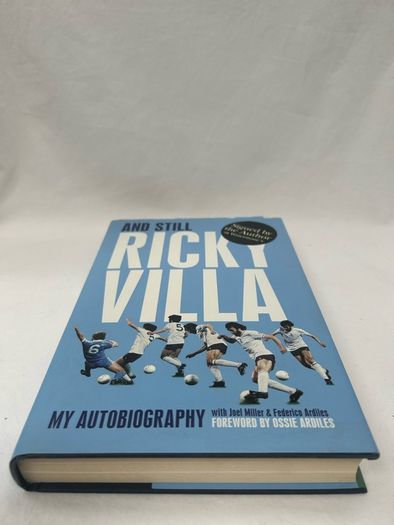 Hand Signed Ricky Villa Autobiography And Still Ricky Villa Spurs Football