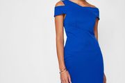 Stunning Ted Baker - Midi Dress - Royal Blue - Size 1 UK 8 - BNWT RRP 200