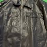 Faux men's biker metal leather jacket (brand new) Image 2