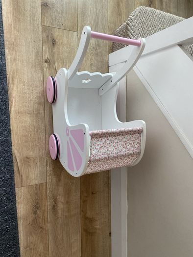 dolls wooden pram