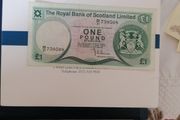 1977 Scotland One Pound Banknote
