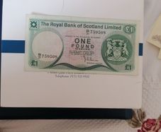 1977 Scotland One Pound Banknote