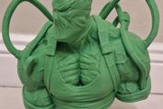 3D Printed Statue Bust (Unpainted) - Bane
