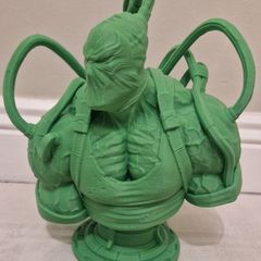 3D Printed Statue Bust (Unpainted) - Bane