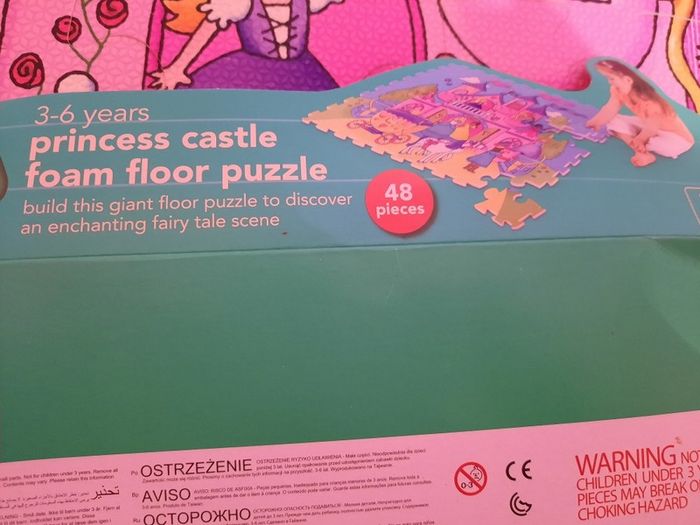 Princess Castle giant floor puzzle
