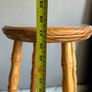 Pair of Tall Solid Pine Wooden Bar Stools Image 6