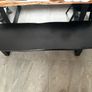 solid acacia wood dinner bench Image 2