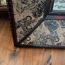 Vintage Stamp Print Mirror and Matching Wine Box Set Image 2