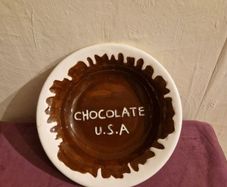 Vintage Chocolate U.S.A Panware bowl