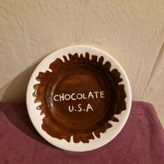 Vintage Chocolate U.S.A Panware bowl