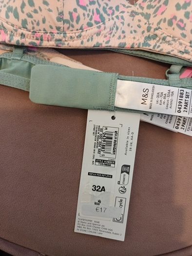 2 First bras from Marks and Spencer 32A