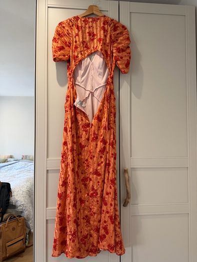 ASOS Wedding guest dress orange. UK 8/ EU 36