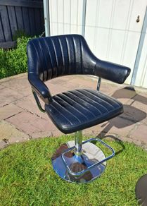 Padded Bar Stool - Black