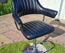 Padded Bar Stool - Black